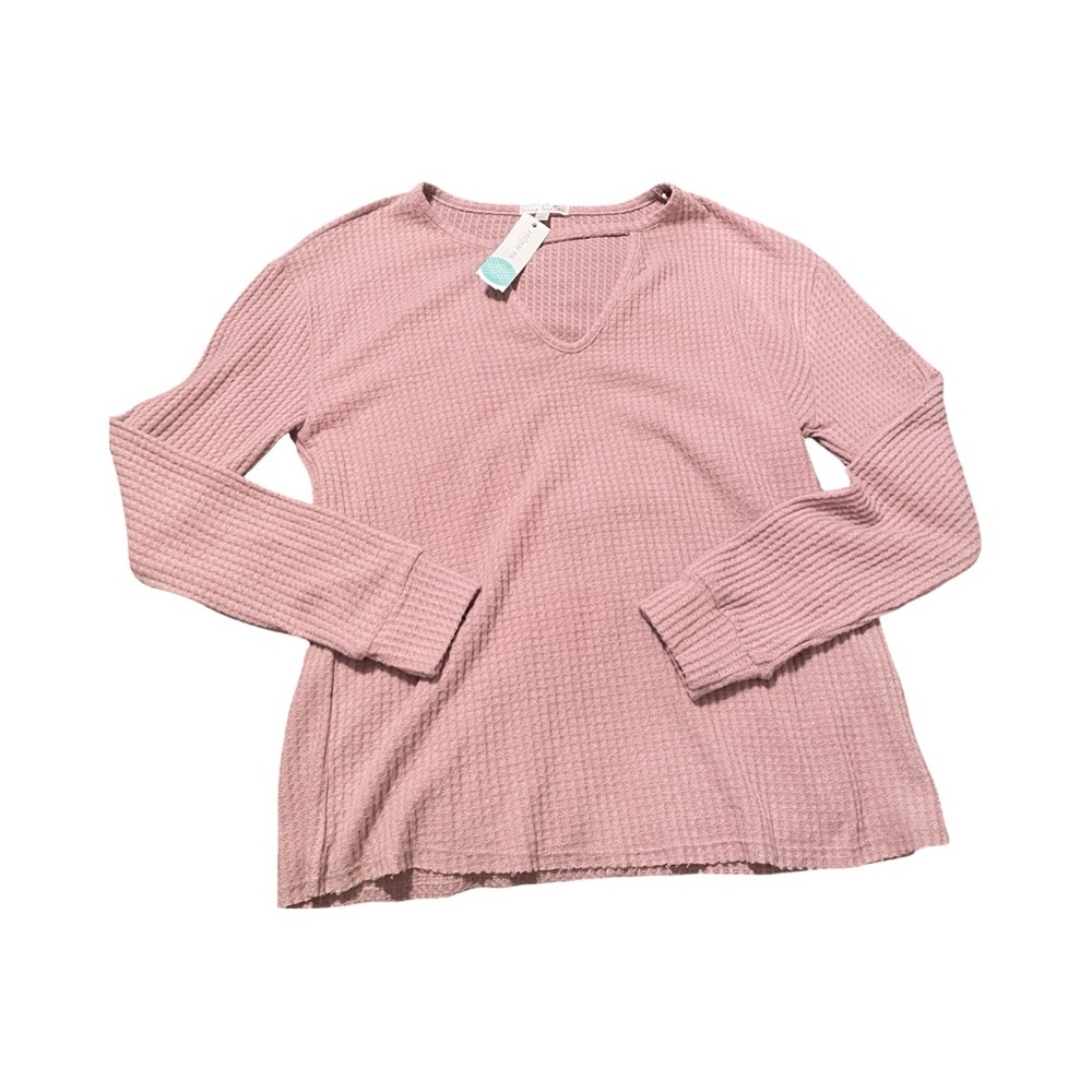 Nine Britton Stitch Fix Light Purple Key Hole Sweater Size Large